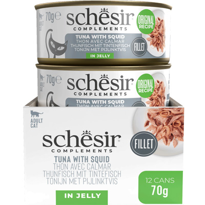 Schesir konzerva Tuniak a kalmar 70g obsah
